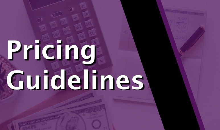 Pricing Guidelines