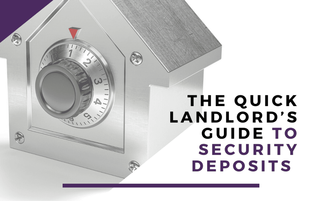 The Quick Landlord’s Guide to Security Deposits for New Jersey Rental Property