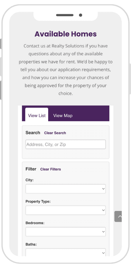 Listings Screenshot Phone